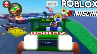 Roblox Nascar shenanigans FUNNY MOMENTS [upl. by Coppock]