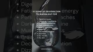 10 Signs of Dehydration to Watch Out For [upl. by Ytima]