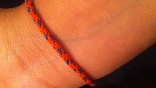 Friendship BraceletsNet Kumihimo Pattern 36 Tutorial [upl. by Negris812]