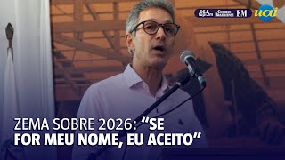 Zema sobre candidatura ao Planalto em 2026 Se for meu nome eu aceitoquot [upl. by Alleunam557]