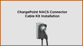 ChargePoint NACS Connector Cable Kit Installation [upl. by Areemas]