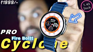 Fire Boltt Cyclone Pro Review🔥Amoled Display Metal Build⚡️Best Smartwatch Under 2000⚡️ [upl. by Aivatnuhs]