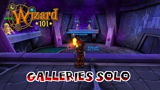 Wizard101  Road to Morganthe 9  Galleries SOLO [upl. by Gabbie]