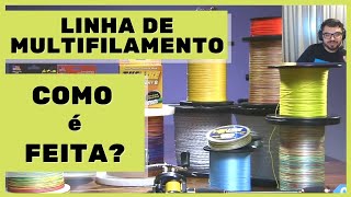 Processo de Fabricação de Linha multifilamento para Pesca  Passo a passo em um fábrica de linhas [upl. by Lemhar230]