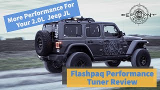 Flashpaq Performance Tuner for the 20L Jeep Wrangler JL [upl. by Klatt]