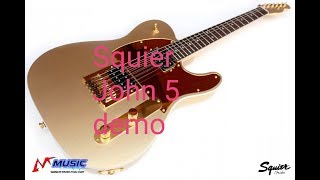 Squier John 5 telecaster gold review [upl. by Brien419]