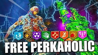 BO6 ZOMBIES  NEW FREE PERKAHOLIC XP STRATEGY TO PRESTIGE FAST [upl. by Aihn]