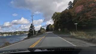 Peggys Cove to Lunenburg Fall Drive – Nova Scotia Canada [upl. by Redneval]