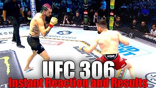 UFC 306 Sphere Sean OMalley vs Merab Dvalishvili Reaction and Results [upl. by Milli37]