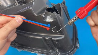 Ingenious Way to Repair Broken Plastics with Plastic Welding Method [upl. by Nosahc]