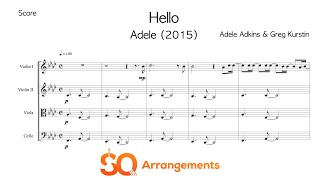 Hello Adele  String Quartet Arrangement [upl. by Eadas104]