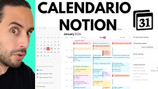 Notion Calendario Mi Nueva Forma de Organizar el Tiempo  plantilla GRATIS  Notion Calendar [upl. by Ilrahc]