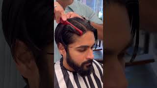 Medium length layered haircut menshaircut menshairstylist philly phillybarber [upl. by Nylecoj]