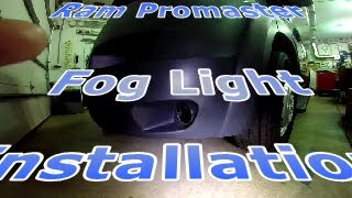 Ram Promaster fog light install and enable with AlfaOBD [upl. by Zahc]