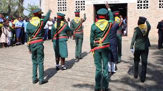 College Adventiste de Gitwe Parade ya JA yabanjirije umuhango wo kuzamura muntera aba Master Guide [upl. by Sirromad]