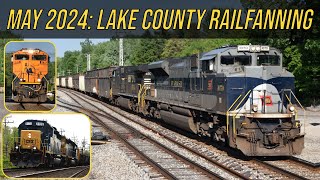 Action Packed Railfanning Across Lake County Ohio Heritage Units SD402s amp More [upl. by Etnom]