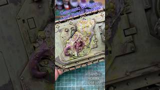 insane daemonic sculpted conversion land raider Spartan death guard space marines warhammer40k [upl. by Ahsiryt]