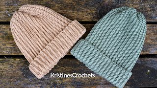 EASIEST Crochet Beanie Ever  Beginner Friendly Pattern [upl. by Daus]