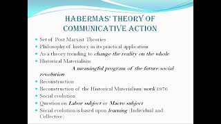 Habermas and Communicative Action Theory Detail Concept Explain in Urdu [upl. by Ivonne]