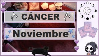 CANCER â™‹ Amor ðŸ’– Noviembre 2024 [upl. by Nosnor]