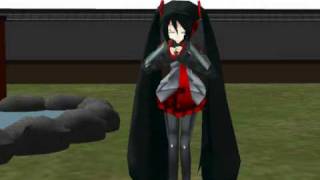 MMD Zatsune Ruined Childrens Minds Zatsune Haku Miku Teto Neru [upl. by Hearn]