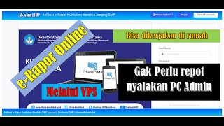 Cara Mengonlinekan e Rapor Melalui VPS [upl. by Netsirhc]