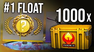 I unboxed a worlds 1 Float Knife 1000 Phoenix Case Opening [upl. by Eelyac]