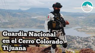 La Guardia Nacional en el Cerro Colorado Tijuana [upl. by Tobie358]