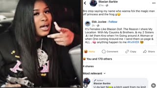 BLASIAN DOLL RESPONDS TO BACKDOORING THF MOODA amp DISS EBK JUVIE😱‼️ [upl. by Ioved602]