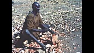 Three Mossi Artists Carving Masks 1976 [upl. by Nivek]