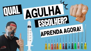 AGULHA PARA APLICAÇÃO INTRAMUSCULAR hormônios testosterona aplicação maromba [upl. by Willis]