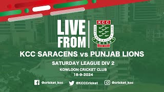 KCC Saracens vs Punjab Lions  Saturday League Div 2 [upl. by Riem]