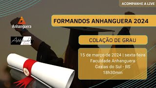 Solenidade de Colação de Grau Anhanguera 2024 [upl. by Ahtela]