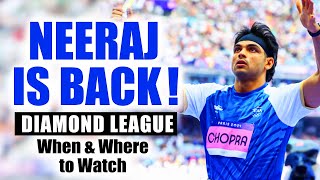 NEERAJ CHOPRA POSTPONES HIS SURGERY READY TO ROAR AGAIN DIAMOND LEAGUE STREAMING FULL DETAILS [upl. by Auohp158]