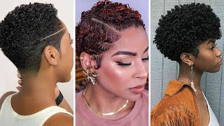 40 Short Natural Haircuts for black women 2024 [upl. by Ivory705]