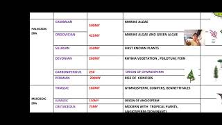 Introduction of Paleobotany and Geological time Scal [upl. by Olegna]