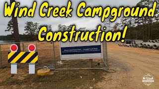 Wind Creek Campground Construction [upl. by Syd]