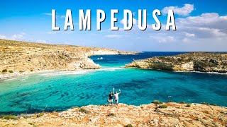 Vacanza a 🇮🇹LAMPEDUSA🇮🇹 con mio padre E qui il MARE PIU BELLO dItalia [upl. by Iatnahs]