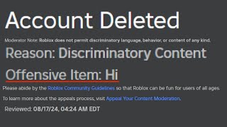 The DUMBEST Roblox BANS [upl. by Puiia]