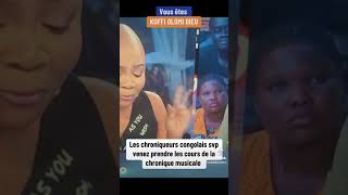 Koffi Olomide écoute l’annonce de sa météo sur nci [upl. by Dewain661]