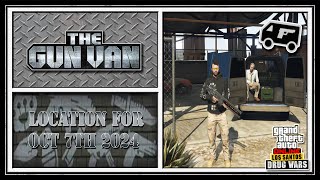 GTA Gun Van Location For Oct 7th 2024  GTA 5 Online  Drug Wars DLC [upl. by Clements]