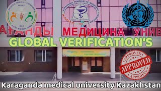 Global verification’s of Karaganda medical university Kazakhstan  mbbs abroad mbbs in Kazakhstan [upl. by Jasik446]