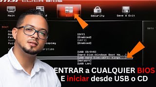 Cómo ENTRAR a cualquier BIOS y arrancar con USB desde la BIOS [upl. by Leahcam]