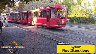 Tramwaje  Bytom Plac Sikorskiego [upl. by Kylila363]