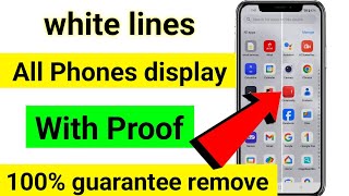 😱display white line problem  display white line problem fix  display white line problem vivo2024 [upl. by Aivatra849]