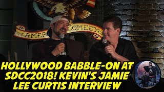 Hollywood BabbleOn at SDCC2018 Kevins Jamie Lee Curtis Interview [upl. by Aileek541]