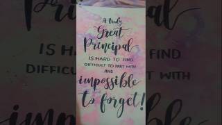 ✨ Principal Day Card ✨  Everything diy  youtubeshorts [upl. by Nosniv]