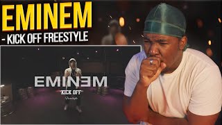 LYRICAL MIRACLE Eminem  Kick Off Freestyle REACTION [upl. by Silevi]