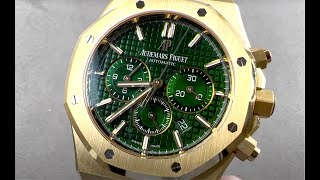 Audemars Piguet Royal Oak Chronograph 26331BAOO1220BA02 Audemars Piguet Watch Review [upl. by Deirdra439]