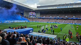 AN OLDFIRM CLASSIC Rangers 33 Celtic  Ibrox Atmosphere amp Reaction [upl. by Aisha]